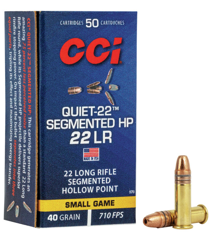 22 LR CCI Quiet Segmented HP 2,6 g - 50 ks