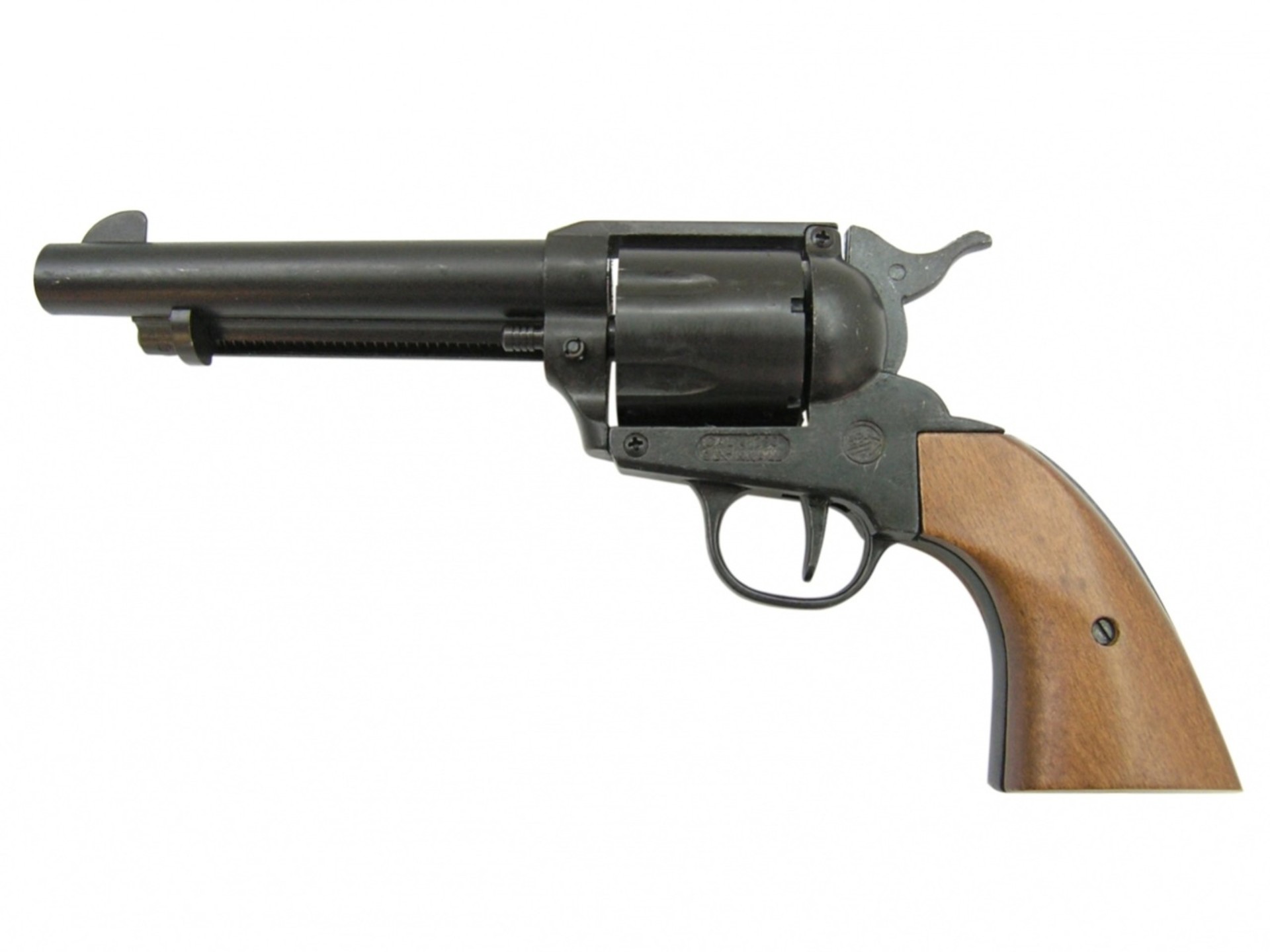 plynový revolver Bruni Single Action - cal. 9 mm R Blanc