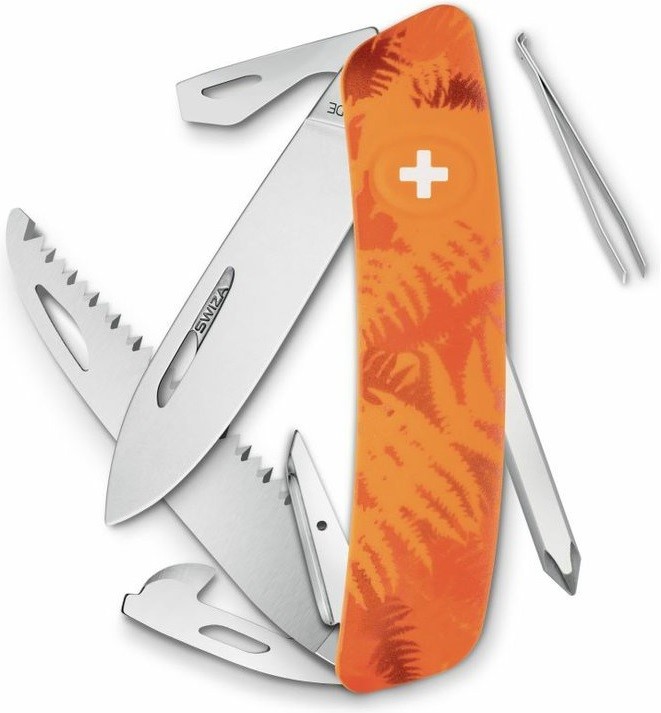 kapesní nůž Swiza D06 Standard Camo Filix orange